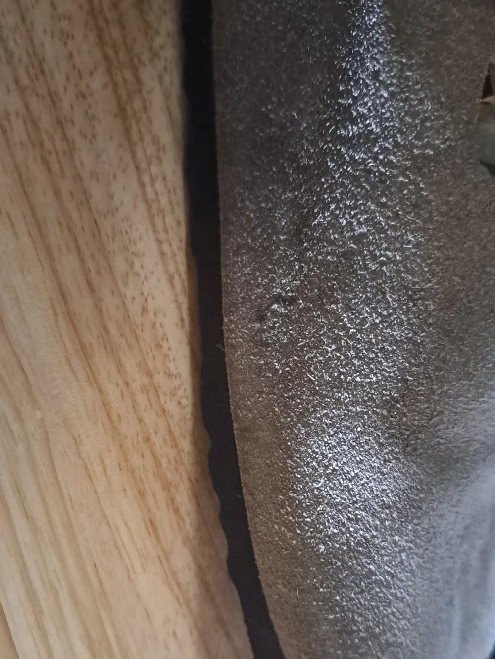 Birkenstock Gray Suede Slip-On Clogs with Buckle - Picture 6 of 8